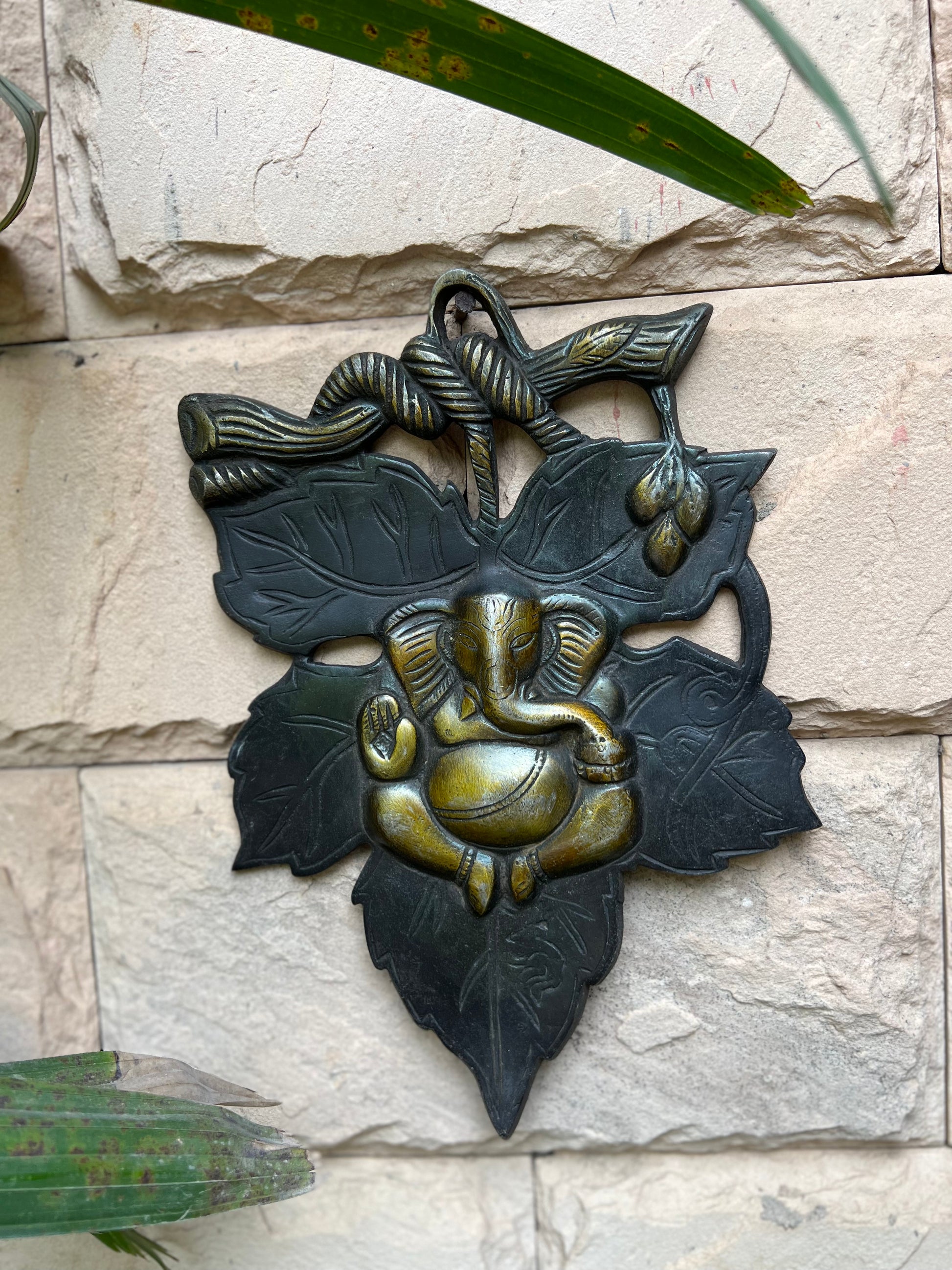 Elegant and Traditional Ganesh Iron Wall hanging.   The Source India is an Indian Handicraft, Home Decor, Furnishing and Textiles Store. Based out of Hauz Khas Village New Delhi, each piece is carefully procured to allow the enhancement of India's Culture.